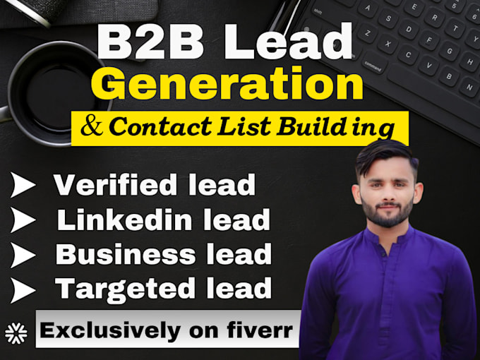 Gig Preview - Linkedin sales navigator b2b lead generation email list building lead gen