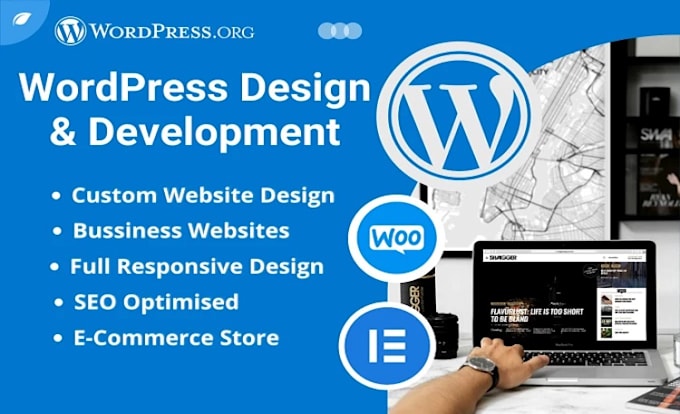 Gig Preview - Create responsive wordpress website design or blog