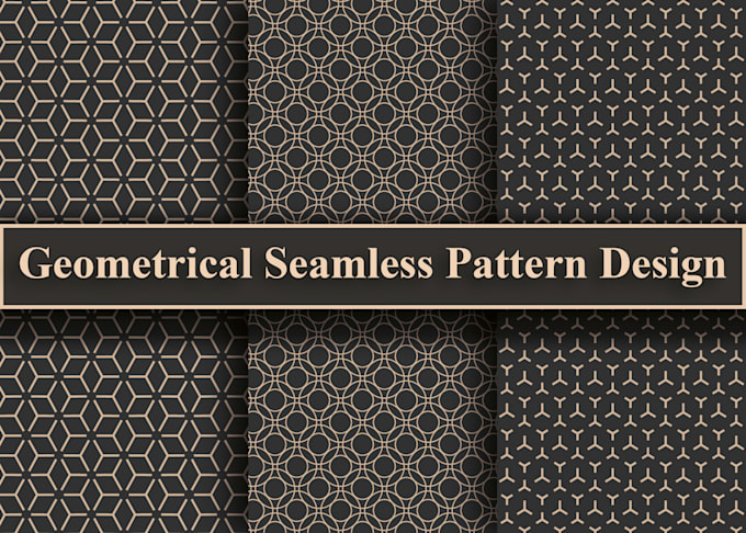 Gig Preview - Design geometrical seamless pattern, textile and fabric pattern design