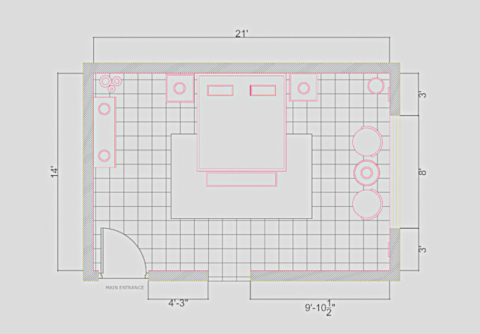 Bestseller - create 2d floor plans for your home office and restaurant