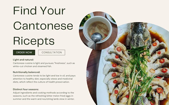 Gig Preview - Teach you cook chinese and cantonese food in english