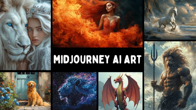 Gig Preview - Create stunning ai art based on your imagination