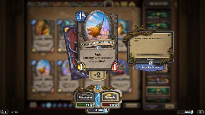 Gig Preview - Help you disenchant your hearthstone cards collection