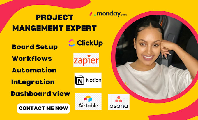 Gig Preview - Setup board workflow automation on monday com integrate asana trello monday crm