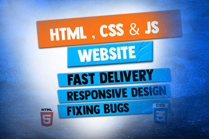 Gig Preview - Develop responsive web design with html css tailwind and js