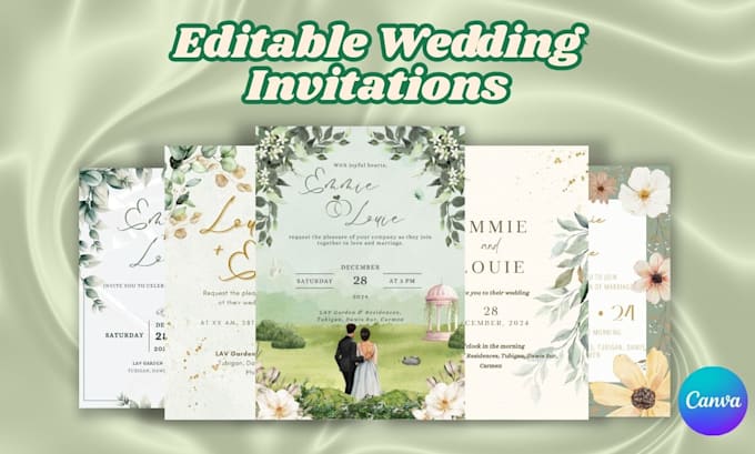 Gig Preview - Create editable wedding invitations