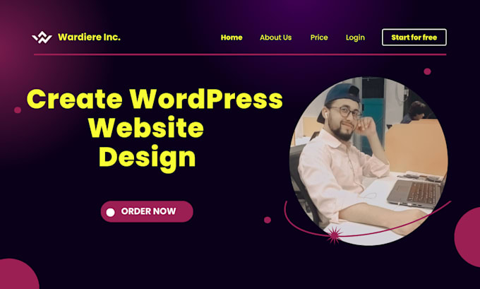 Gig Preview - Create professional wordpress website, custom wordpress designing