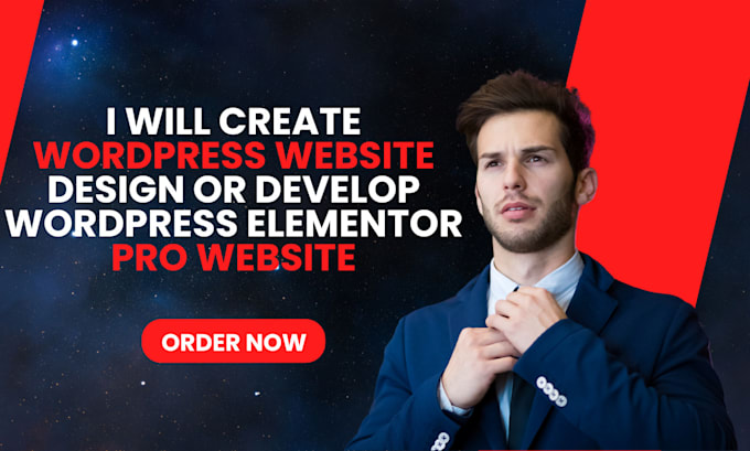 Gig Preview - Design a responsive wordpress website using elementor pro within 12 hours