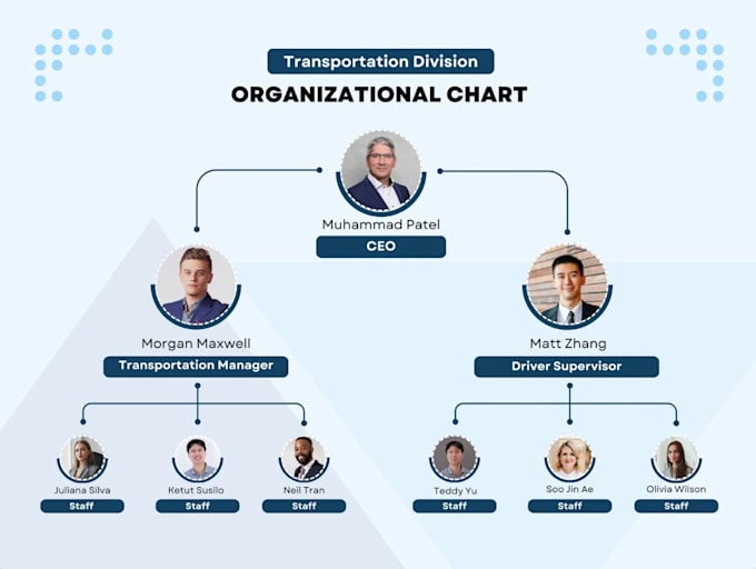 Gig Preview - Design professional organization chart