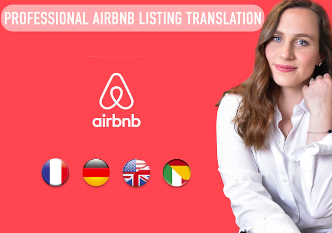 Gig Preview - Translate your airbnb listing into spanish, german, french, english