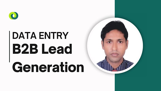 Gig Preview - Good as b2b lead generation data entry