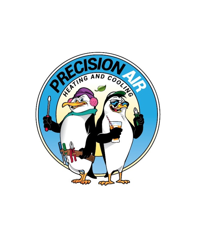 Gig Preview - Make penguins logo for precision air heating and cooling