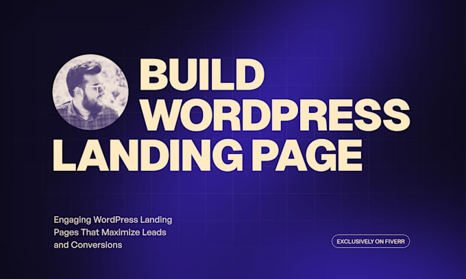 Gig Preview - Do responsive wordpress landing page design or elementor landing page