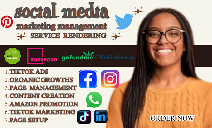 Gig Preview - Be your social media marketing manager and digital content creator