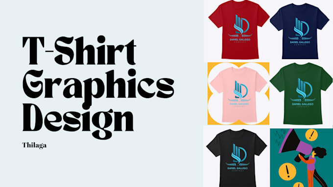 Gig Preview - Create unique and eye attractive graphic t shirt design