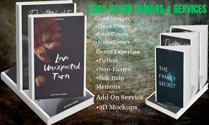 Bestseller - craft an eye catching book cover for your genre