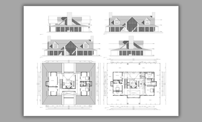 Gig Preview - Professional architectural and construction drawings, permit plan in autocad