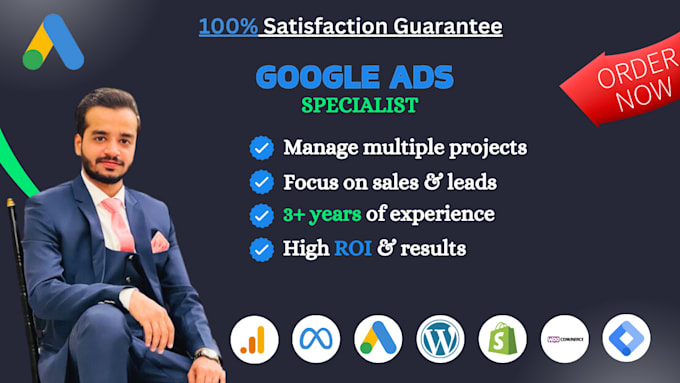 Gig Preview - Audit and optimize google ads search ads PPC campaigns as SEM specialist