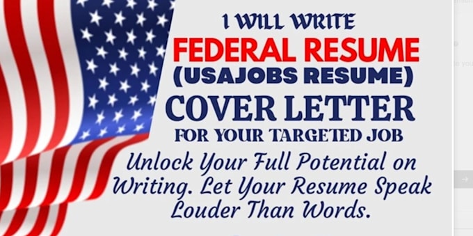 Gig Preview - Provide usajobs and federal resume writing service