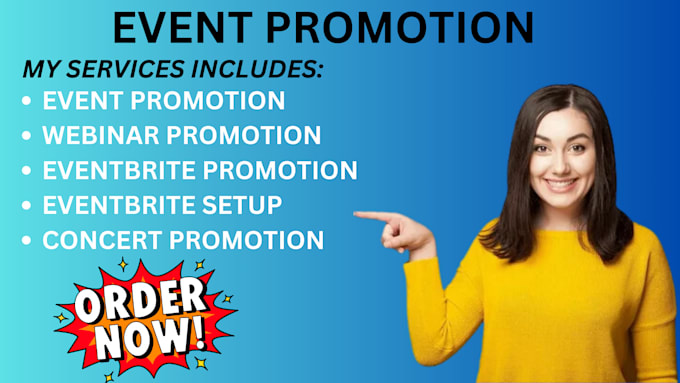 Gig Preview - Eventbrite promotion eventbrite management event promotion event setup webinar