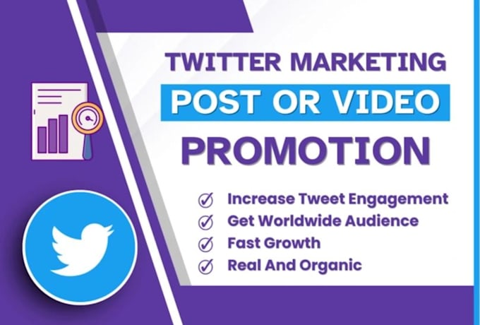 Gig Preview - Elevate your nft organic x twitter promotion services, gain real followers, cbd