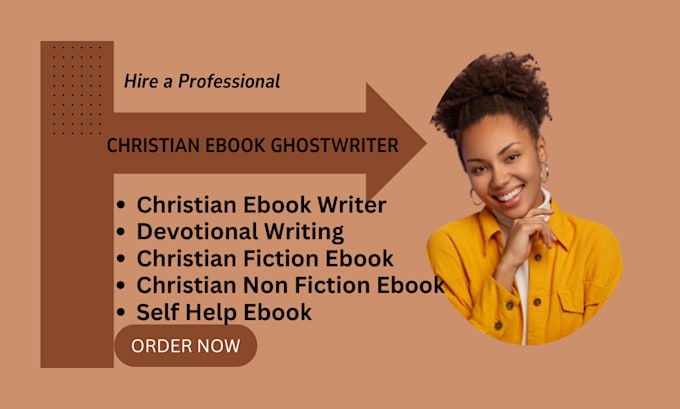 Gig Preview - Ghostwrite christian book fiction non fiction ghostwriting self help ebook