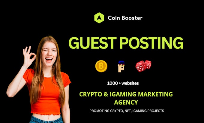 Bestseller - do crypto, igaming SEO backlinks guest post for google ranking