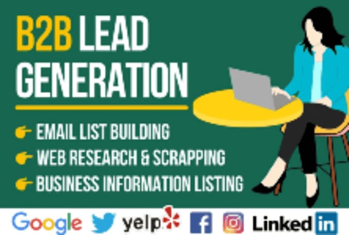 Gig Preview - Do data entry, lead generation, data mining and database leads