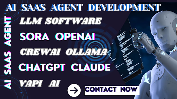 Gig Preview - Do ai saas agent llm software crewai ollama chatgpt claude sora openai vap ai