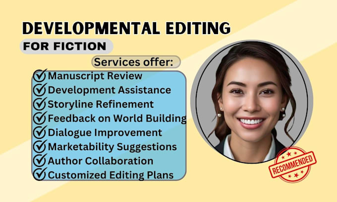 Gig Preview - Do developmental edit book editor proofreading beta reader novel book formatting