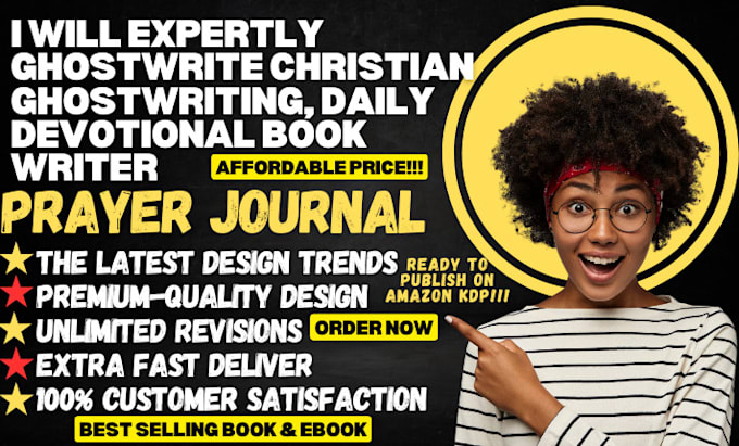 Gig Preview - Christian ghostwriting, daily devotional book writer ghost ebook prayer journal