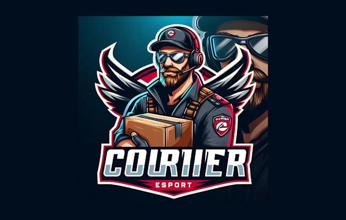 Gig Preview - Create a unique courier mascot logo with a new concept