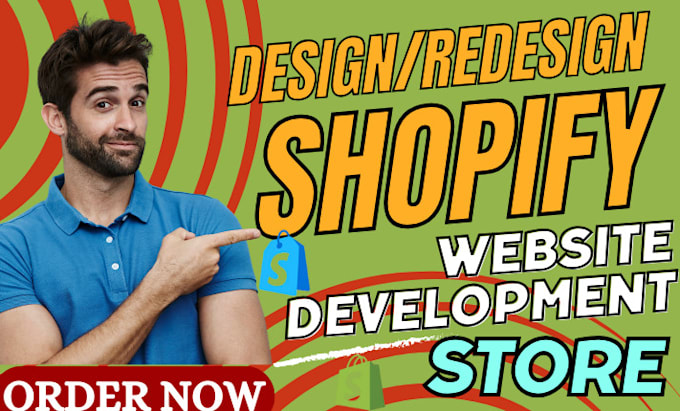 Gig Preview - Design redesign and optimize your shopify website for high speed and performance