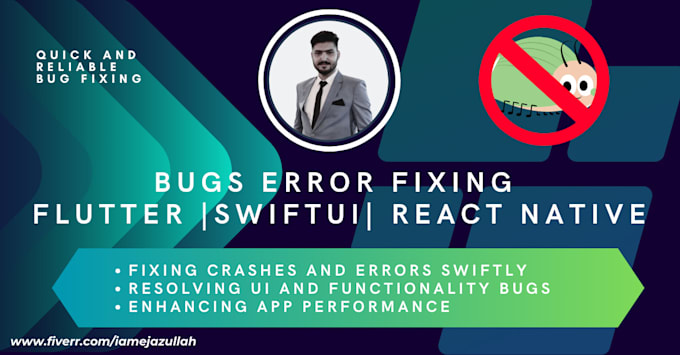 Gig Preview - Fix swift, flutter or react native bugs and errors