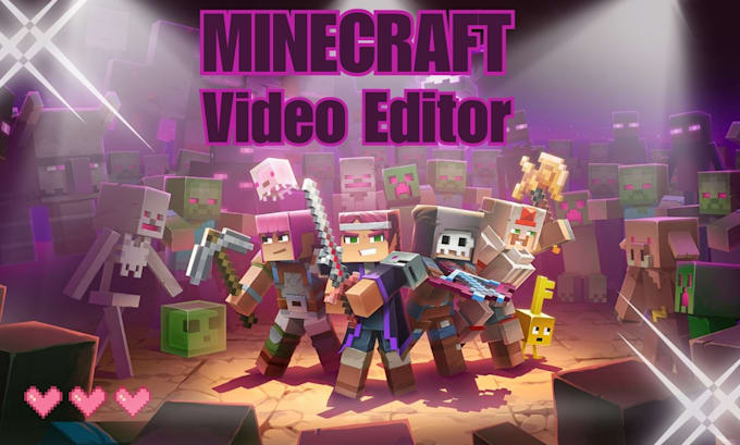 Gig Preview - Your professional gaming video editor for minecraft