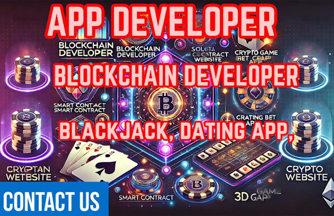 Bestseller - develop blockchain app, solena, blackjack, dating app, crypto gamble website