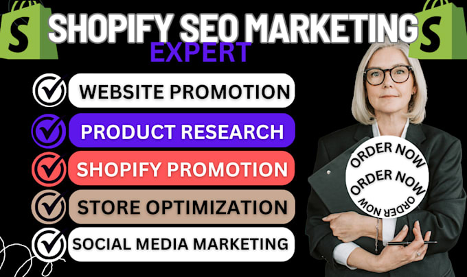 Gig Preview - Do shopify marketing, sales funnel, increase shopify sales and local SEO