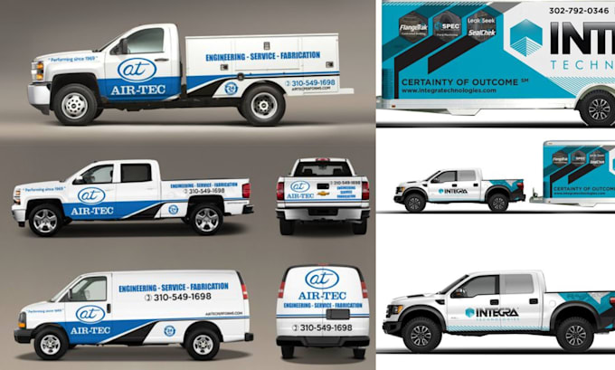 Gig Preview - Do vehicle wrap design and sticker for your van, car and trucks