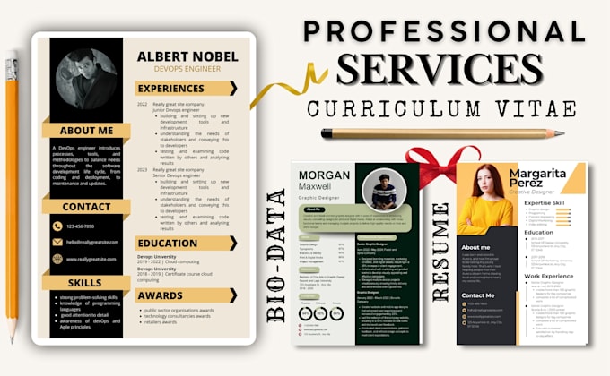 Gig Preview - Make the best CV biodata resume with a professional design