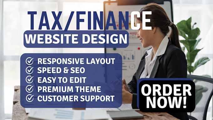 Bestseller - tax website finance website tax income tax credit repair business website