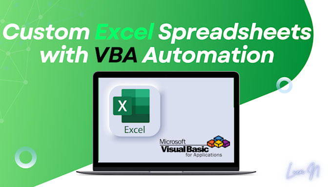 Gig Preview - Create custom excel spreadsheets and dashboards with vba