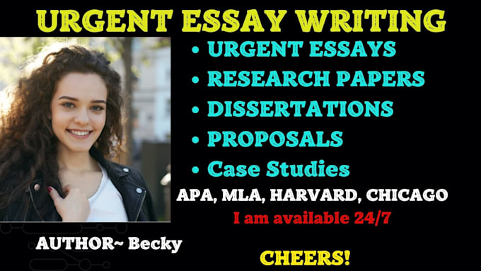 Gig Preview - Do urgent essay writing, apa mla research and summary papers