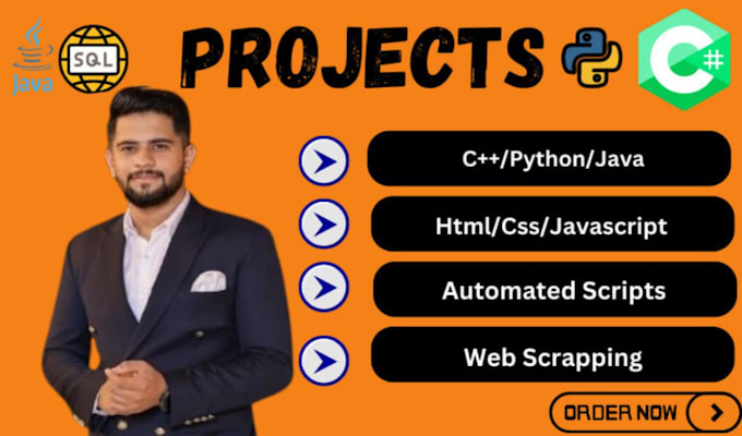 Gig Preview - Do your coding assignment and projects in java, html, python