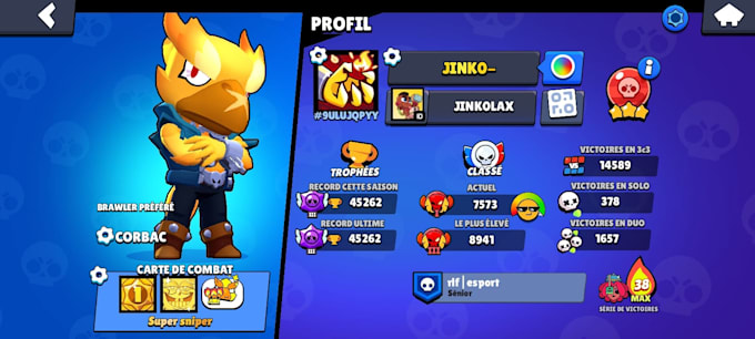 Gig Preview - Cours de brawl stars  coaching par jink0