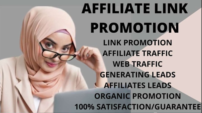 Gig Preview - Affiliate recruitment, affiliate link promotion affiliate marketing