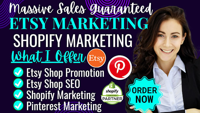 Gig Preview - Rank etsy shop, etsy SEO, etsy pinterest marketing, complete shopify marketing