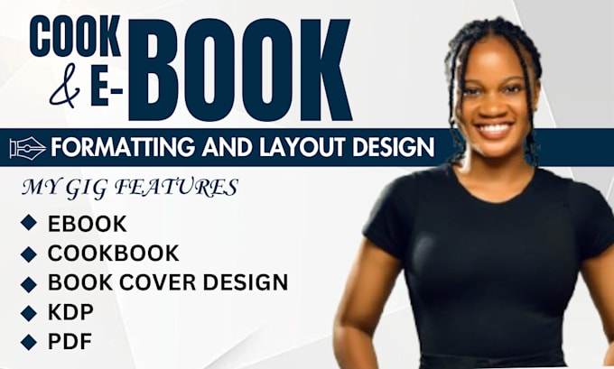 Gig Preview - Do book formatting and layout design for your ebook and cookbook