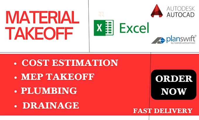 Gig Preview - Do detailed plumbing, drainage takeoff, mep and cost estimation