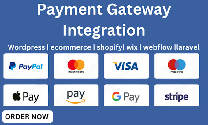 Bestseller - payment gateway integration stripe apple pay paypal in wordpress shopify wix