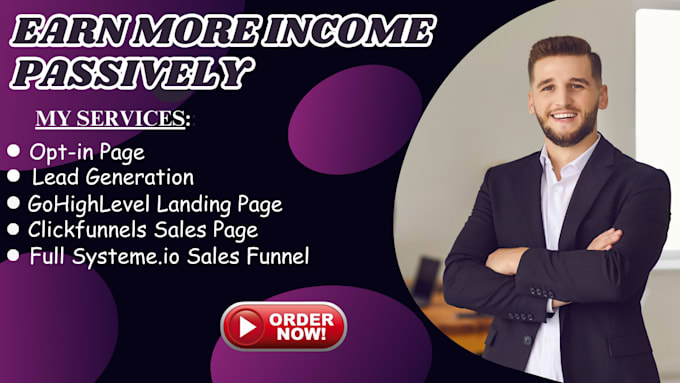 Gig Preview - Clone systeme io landing page, sales funnel in clickfunnels 2 0 and gohighlevel